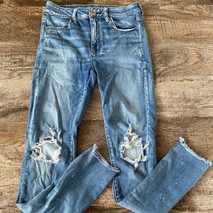 American Eagle Hi Rise Jegging 8 Long